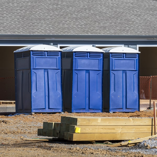 how can i report damages or issues with the porta potties during my rental period in Bernards NJ